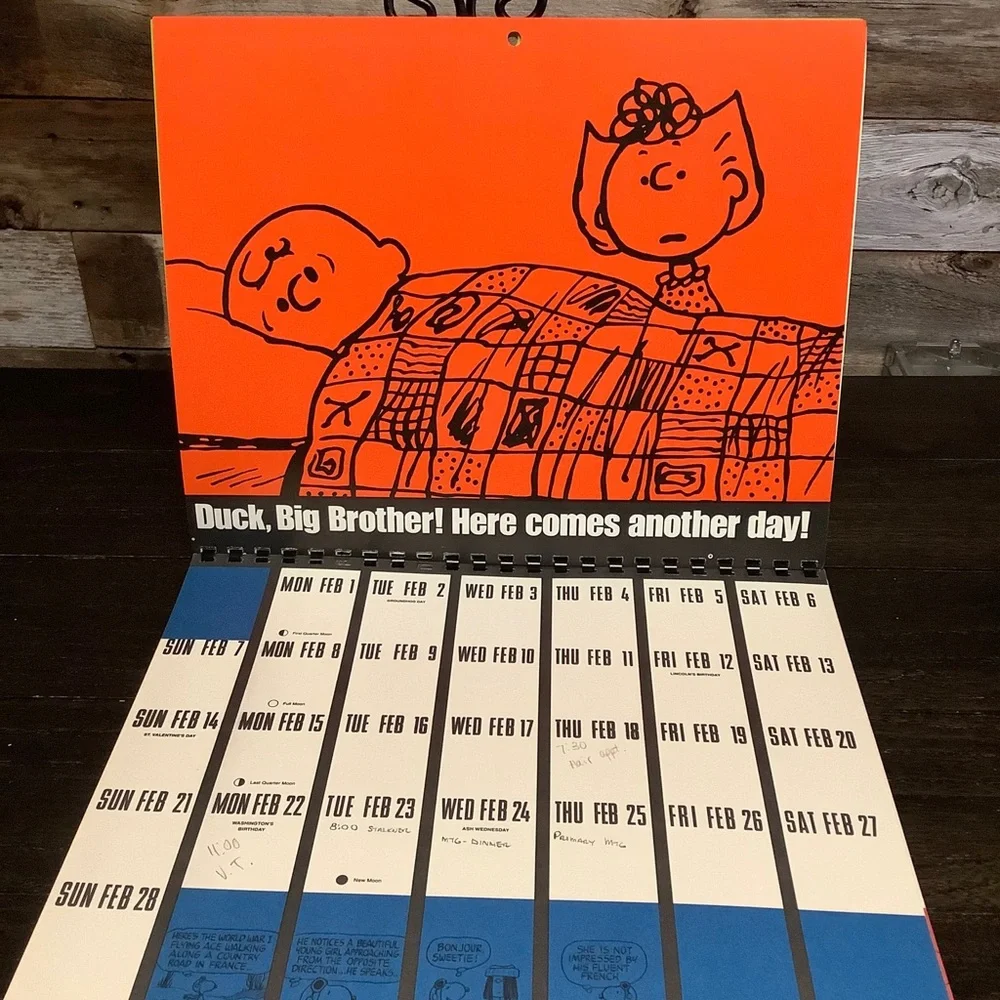 Snoopy 1982 Week by Week Charlie Brown